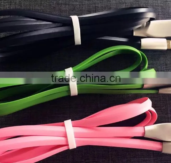 Rhombus Zinc Alloy Connector USB Cable 2 in 1 for IPhone and Andoird photo-3