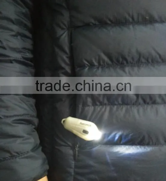 USB Rechargeable LED Torch With Clip photo-4