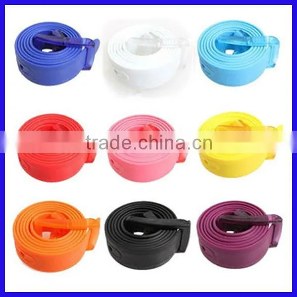 Silicone Fashion Belt Fashion Accessory Can Make Your Own Logo Silicone Fashion Belt