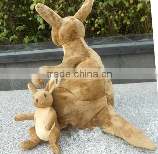Plush Toys/custom Stuffed and Plush Kangaroo Toy Mum and Baby/stuffed Kangaroo Toy photo-2