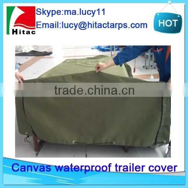 Waterproof Canvas Cargo Trailer Covers photo-4