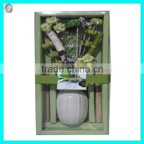 Potpourri Flower Fragrance Ceramic Reed Diffuser photo-3