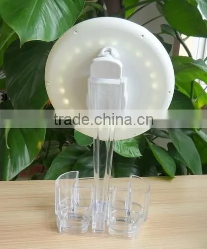 Touch Switch LED Makeup Mirror With a Clear Vanity Case photo-3