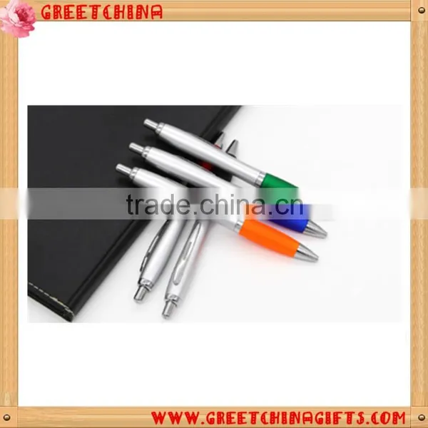 Fancy Plastic Press Clip Ballpoint Pen photo-3