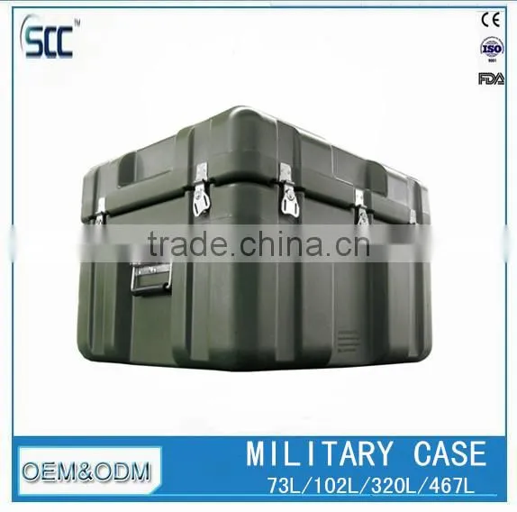 73L Army Green Plastic Equipment Case, Military Hard Case With Handle Quality Choice photo-4
