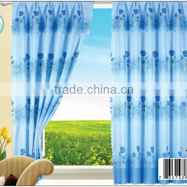 YH102 15 Years Top-rated Golden Seller Newest 100% Polyester Printed Finished Curtain