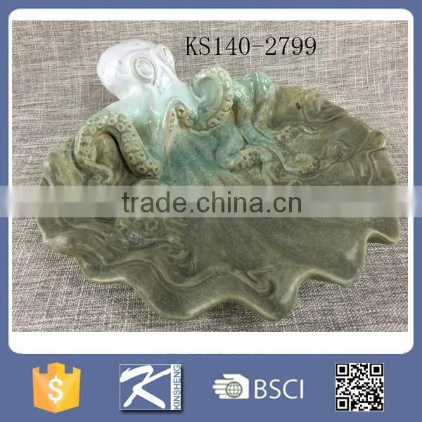 Sea Animal Porcelain Shaped Fish,octopus ,seashell Tableware photo-2