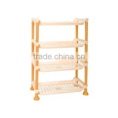 Plastic Storage Shelf , Layer-shelf