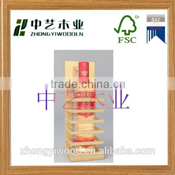 Trade Assurance FSC Unfinished Solid Pine Wood Natural Color Wine Box photo-2