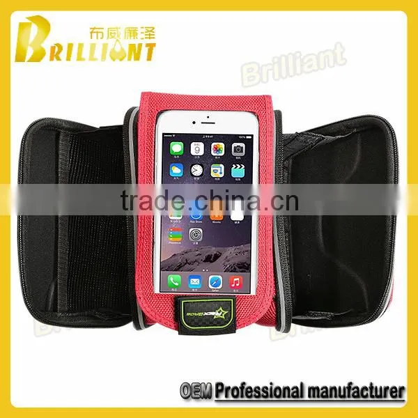 Hard Waterproof Bicycle Front Tube Bag photo-5
