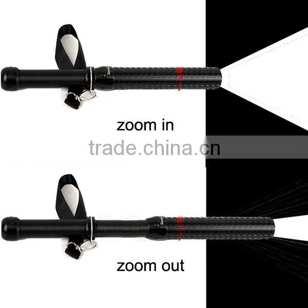 1180 Multi-function Self-defense Rechargeable Baseball Shape 1101 Police Security Flashlight photo-4