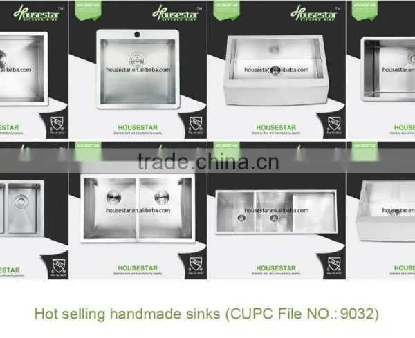 Made in China 18 Gauge Handmade Undermount Single Bowl Stainless Steel Bar/Prep Sink photo-2
