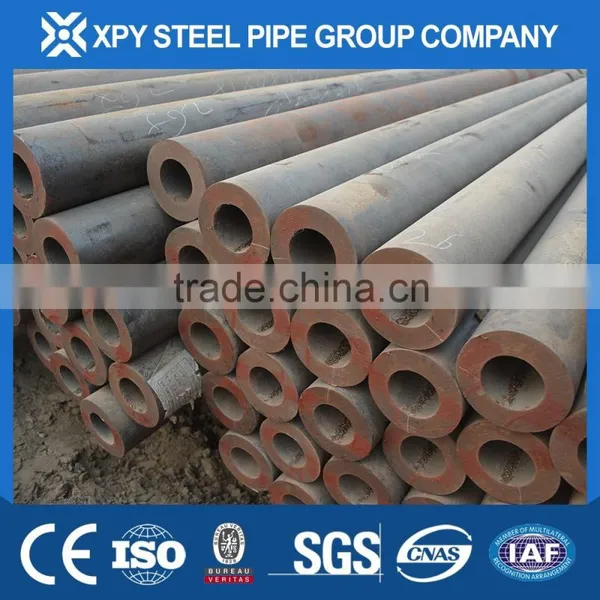 China DIN2448 ST37.4 Schedule40 Seamless Carbon Steel Tube/pipe for Petroleum and Liquid photo-6