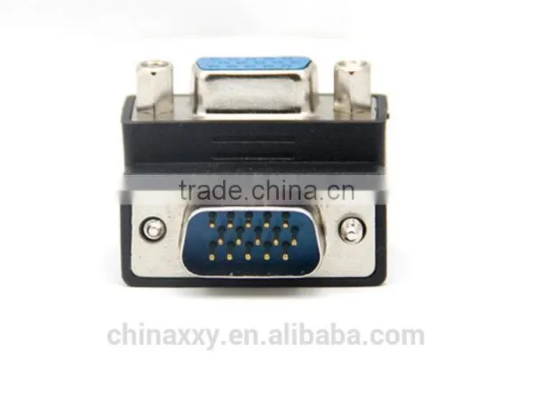 Hot Sale Angle 90 Degree VGA Adapter Male to Female