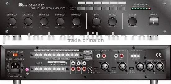 5 ZONE MIXER AMPLIFIER PA System Amplifier