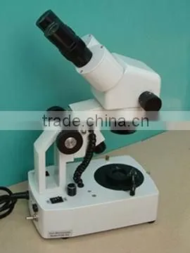 Professional High Quality Generation 2nd Straight Arm Type Gem Microscope With F19 or F17 Binocular Lens photo-3