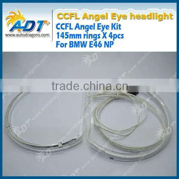 145mm Ring Super Bright Halo Ring CCFL Angel Eyes Headlight Kit For BMW photo-5