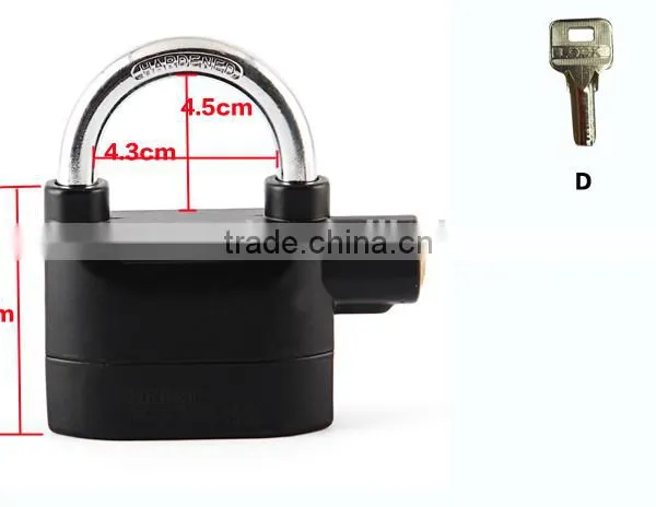 Padlock Bike Electric Lock Disc Alarm Lock/brake Lock/wheel Lock/Security Anti-theft Rotor Disc Brake photo-2