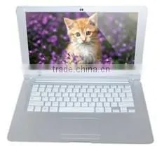 Cheap Ultra-slim 13.3 Inch Dual Core Laptop Netbook Wm8880 Cpu 1.52Ghz With Bluetooth RJ45 Port HDM 1GB DDRII 8GB Nandflash photo-2