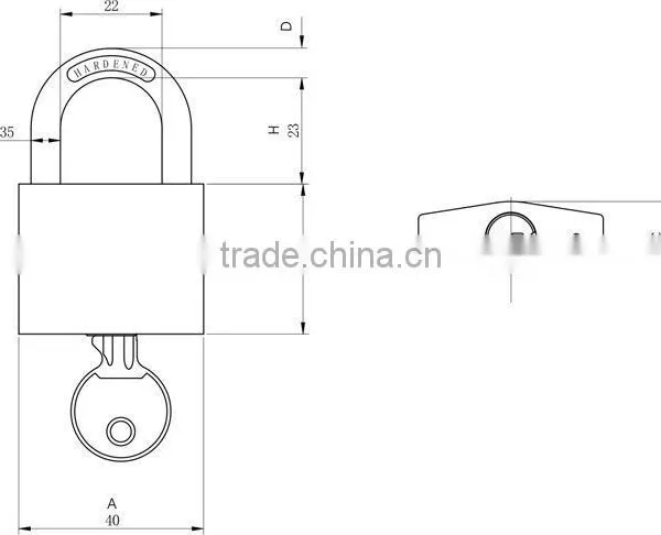85 Series Rhomb Type Brass Padlock photo-2
