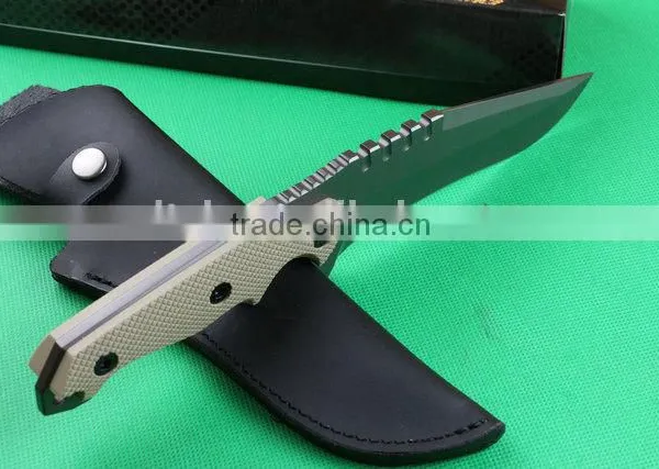 OEM Full Tang Structure Combat Knife With G10 photo-4