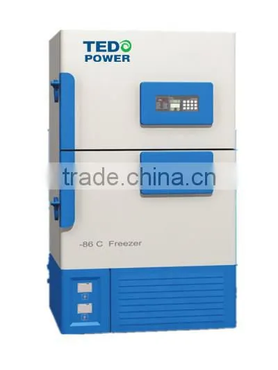 Double-system Double-door -86C degree Ultra Low Temperature Freezer