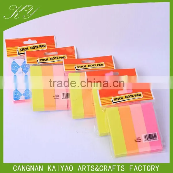 Customized Reminder Function 4pcs Colored Fancy Sticky Notes photo-4