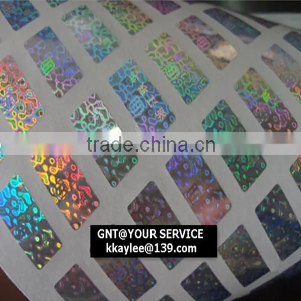 Holographic scratch off labels