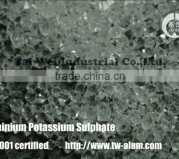 High Qulity Taiwan Manufacturer Alumbre De Potasio Aluminium Potassium Sulphate photo-2
