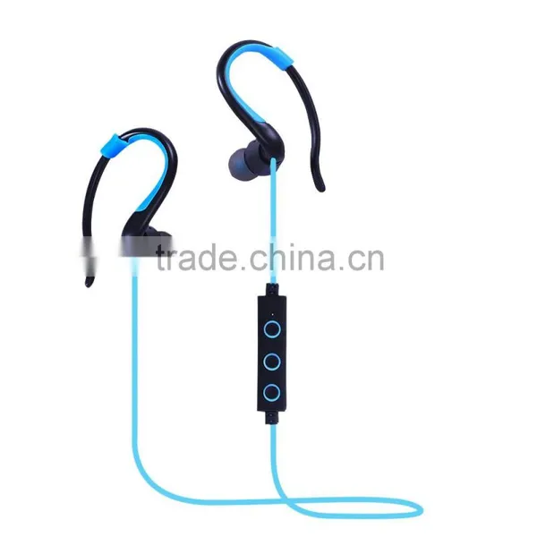 China Manufacturer Bluetooth 4.1 Sports Earphones Headphone Headset With Earhook photo-2
