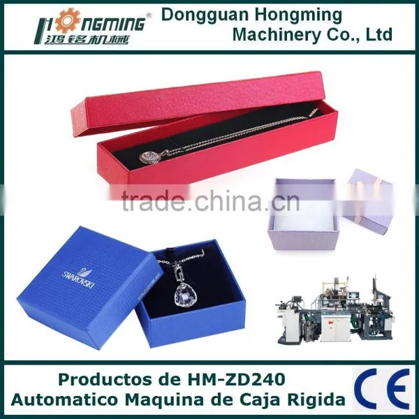 HM-ZD240 Automatic Rigid Box Making Machine for Necklace Box photo-5