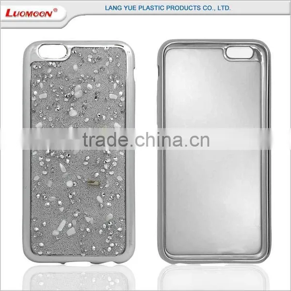 Electroplating Beautiful Stone and Diamond Funky Mobile Cell Phone Case for Oppo R7s R831k n1 photo-3
