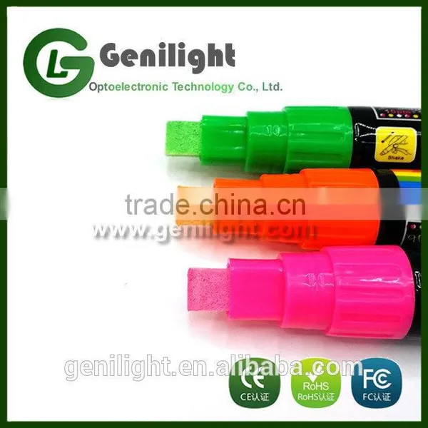 Liquid Chalk Marker Color Pens Labels Whiteboards Bistro Windows Glass 8-Pack photo-2