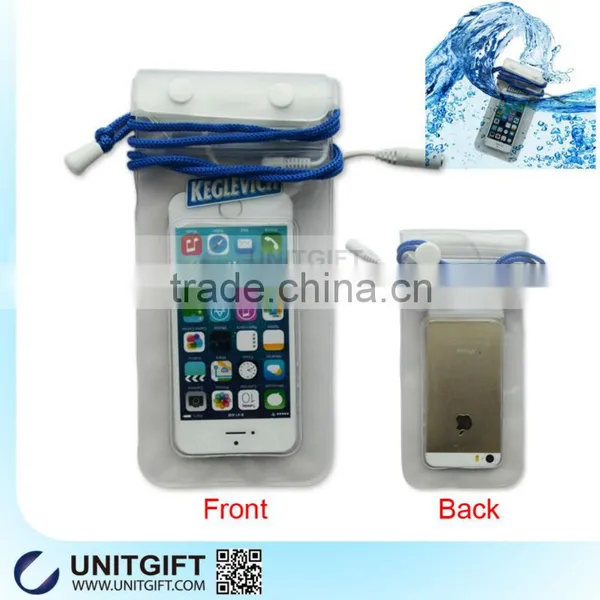 2015 Top Pvc Waterproof Mobile Pouch With Neck Strap, Armband and Eaphone for Outdoor Sports photo-6