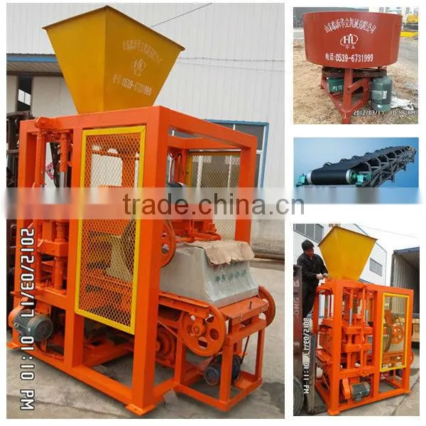 Small Manual Brick Making Machine QTJ4-25 Block Machine Manual photo-6