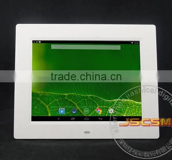 Factory Supply 8inch Webcam Digital Photo Frame With Android 4.4 os System Support Online Video Chat photo-2