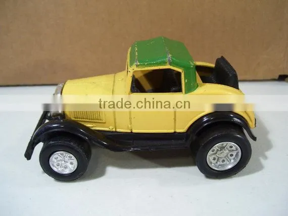 New Yellow Car Mini Custom Action Figure for Children photo-3