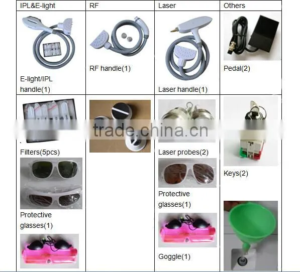 2016 OEM E-light nd Yag Laser Tattoo Removal Ipl Laser Home photo-5