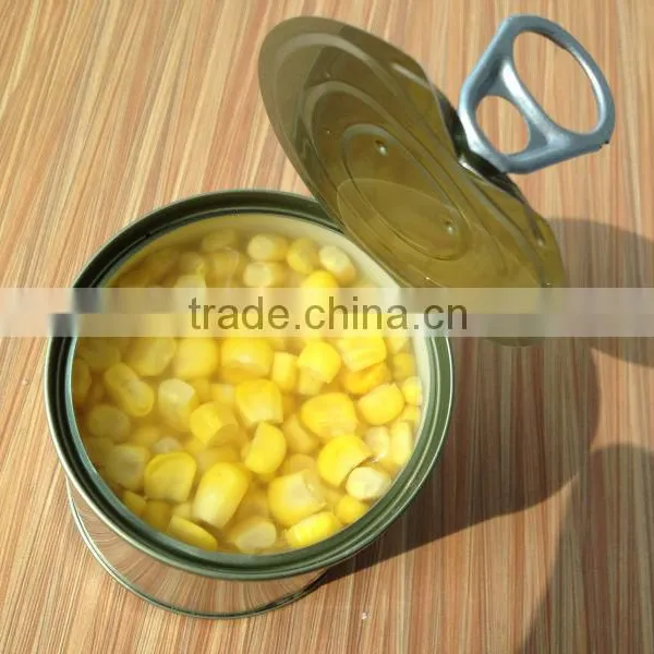 canned vegetable Canned sweet corn in tin