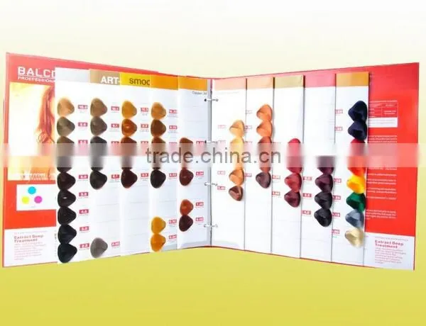 OEM/Private Label Hair Color Swatches Chart for Hair Color Guide photo-2