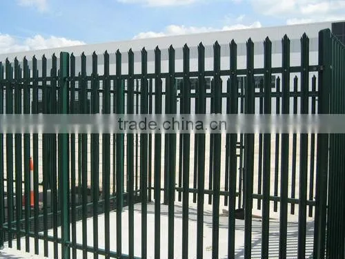 High Security Galvanized and Pvc Coated Steel Palisade Fencing photo-5