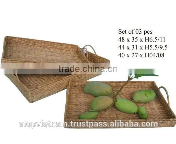 Water Hyacinth Baskets (skype : July.etop)