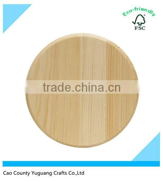 High Quality Best Price Round Wooden Plate photo-5