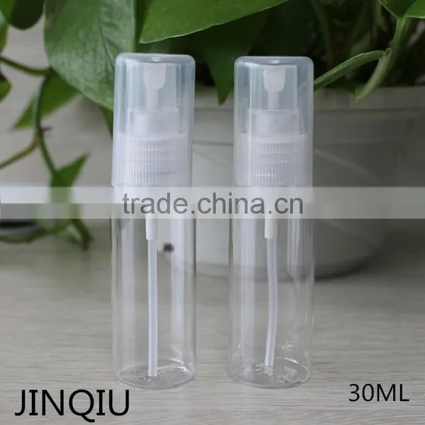 Hot Sale 30ML Small Pet Transparent Spray Bottle