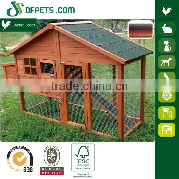 Ladder-Frame Wood Chicken Coop photo-2