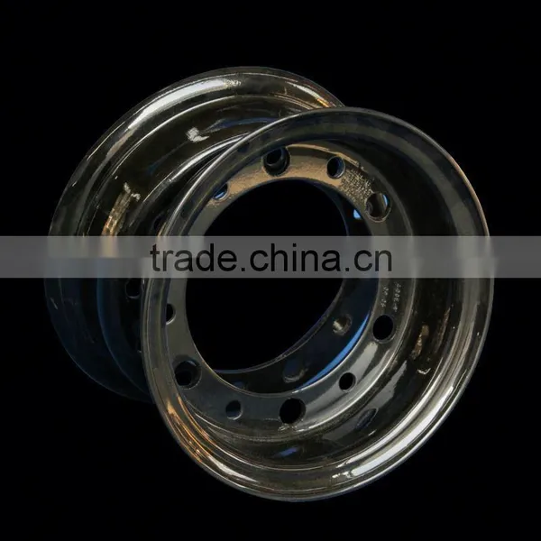 3.50-8 Rubber Industrial Steel Wheel Rim photo-3