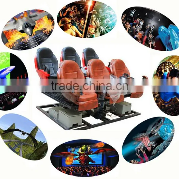 Interactive Attractions Full Motion Chair 4d Cinema With Full Effects for Shopping Mall photo-2