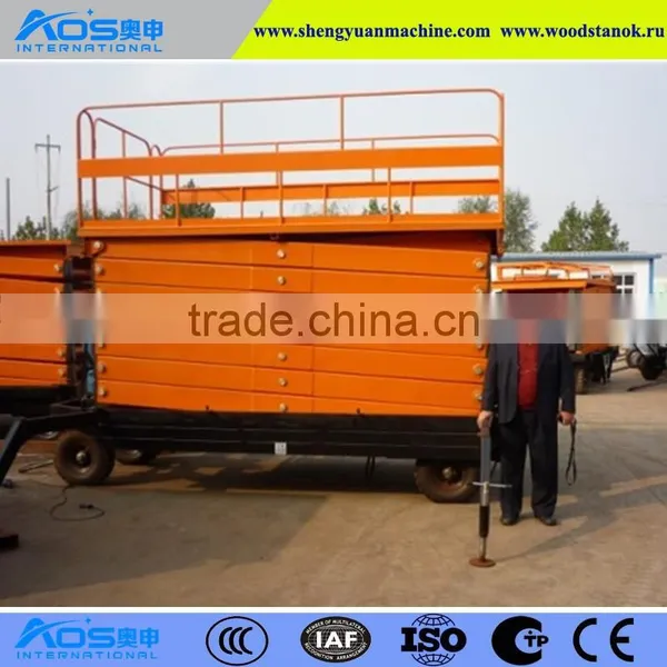 Mobile Hydraulic Scissor Lift Table With Max Platform Height 20 Meters photo-3