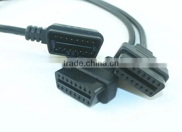 Cable Splitter Y, Right Angle J1962M to 2 J1962F, RA Y-Cable, 1ft photo-2