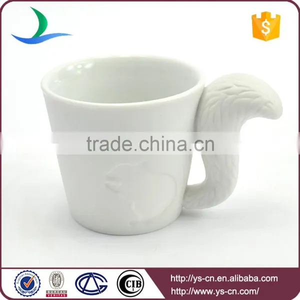 Best Selling Products White Animals Embossed Kids Ceramic Mugs photo-2